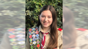 Female Eagle Scout Lauren Swenson-Lennox