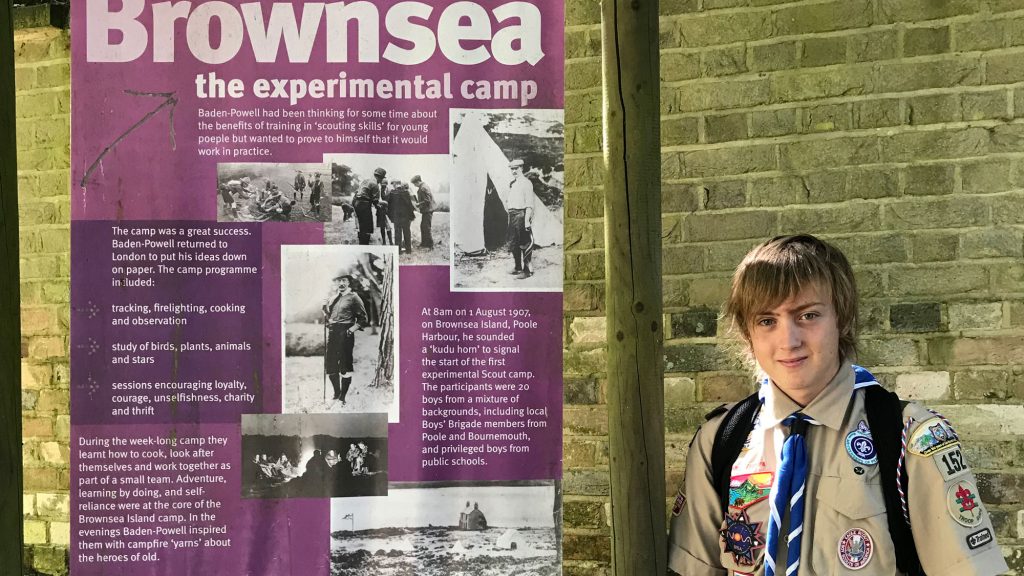 Euan at Brownsea Island